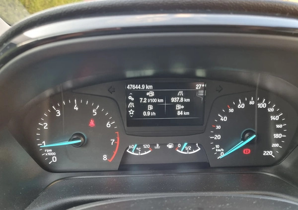 Ford Fiesta cena 40900 przebieg: 47600, rok produkcji 2018 z Nowy Tomyśl małe 379